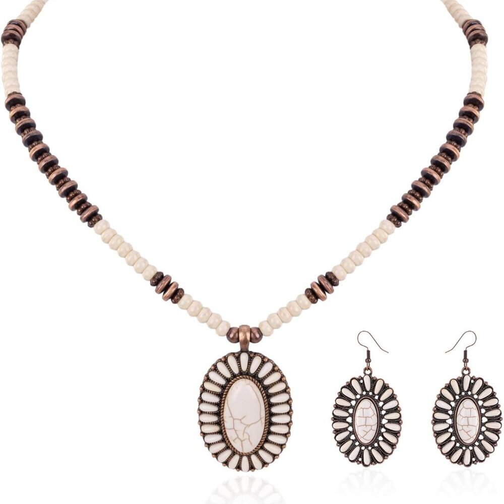 Rustic Couture's Western Jewelry Set for Women Cowgirl Vintage Western Necklace